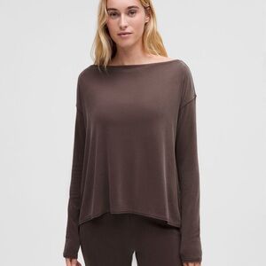 🍋🚨lululemon athletica 🚨🍋 Espresso Softstreme Long Sleeve Shirt